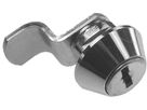 Klemm-Zylinder verchromt für Zürich - inkl. 2 Schlüssel, Riegel RM0334