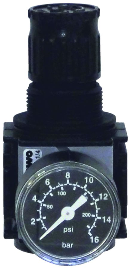 Druckregler mit Manometer 1/4" - Druckbereich 0-10 bar