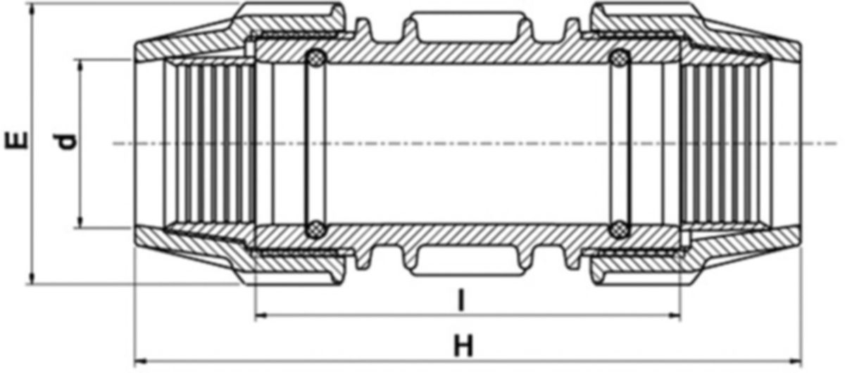 Plasson Rep.-Kupplung Nr.7610