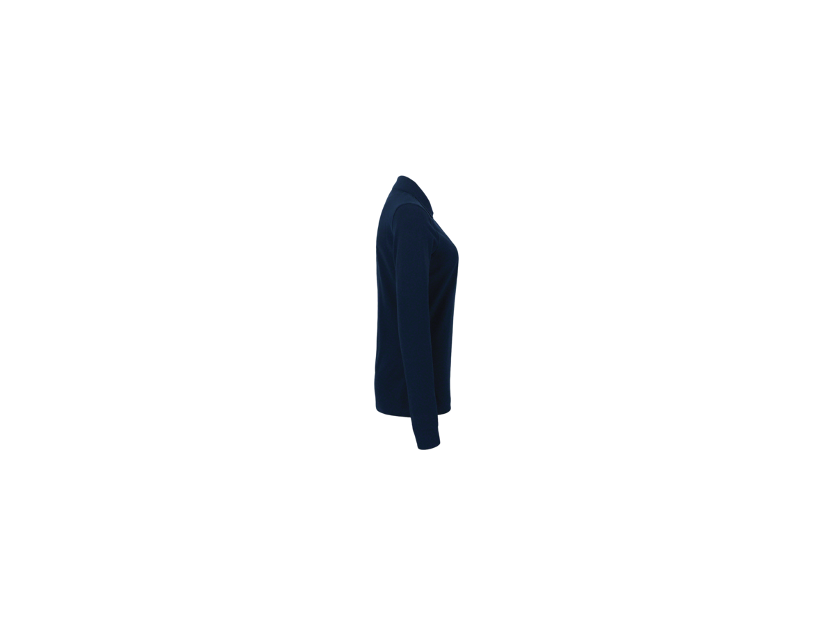 Damen-Longsleeve-Polosh. Perf. 2XL tinte - 50% Baumwolle, 50% Polyester, 220 g/m²