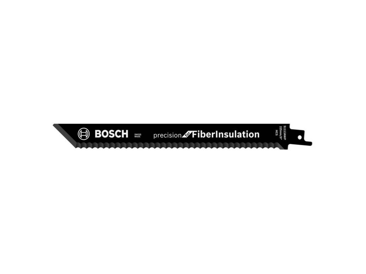 Säbelsägeblatt 225x22x1.5mm,P.à 2 Stk. - Bosch f.Isolation,wellengeschl.S1113 AWP