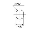 Klemm-Zylinder Typ 256/16UTZ - inkl. 2 Schlüssel