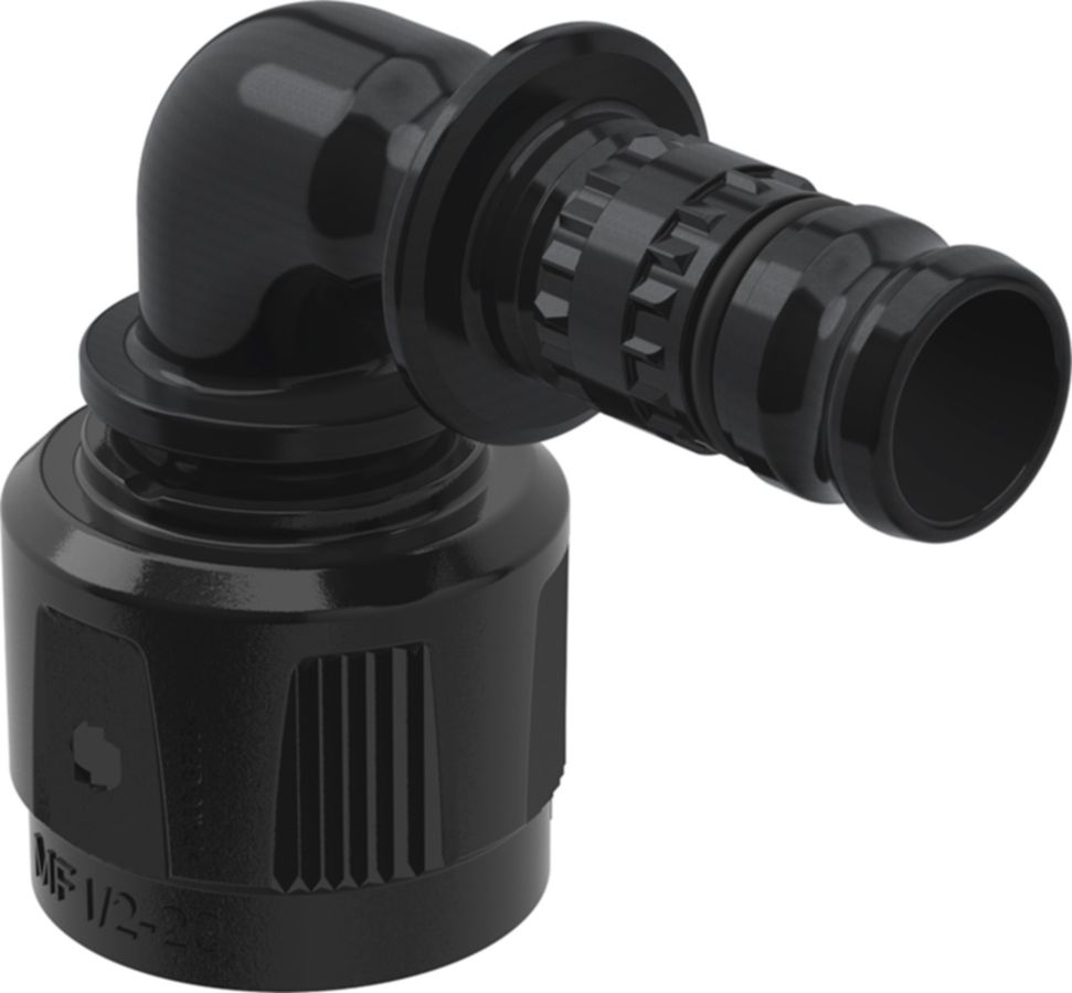 Geberit Mepla-Übergangswinkel 90° - 1/2" x 20 mm