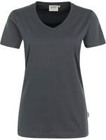 Damen V-Shirt Mikralinar PRO, Gr. 2XL - hp anthrazit