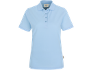 Damen-Poloshirt Classic Gr. M, eisblau - 100% Baumwolle