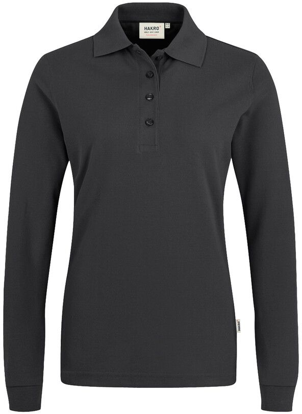 Poloshirt langärmelig Einlaufvorbehand. - 50 % Baumw. 50 % Polyester, Gr. XS-6XL