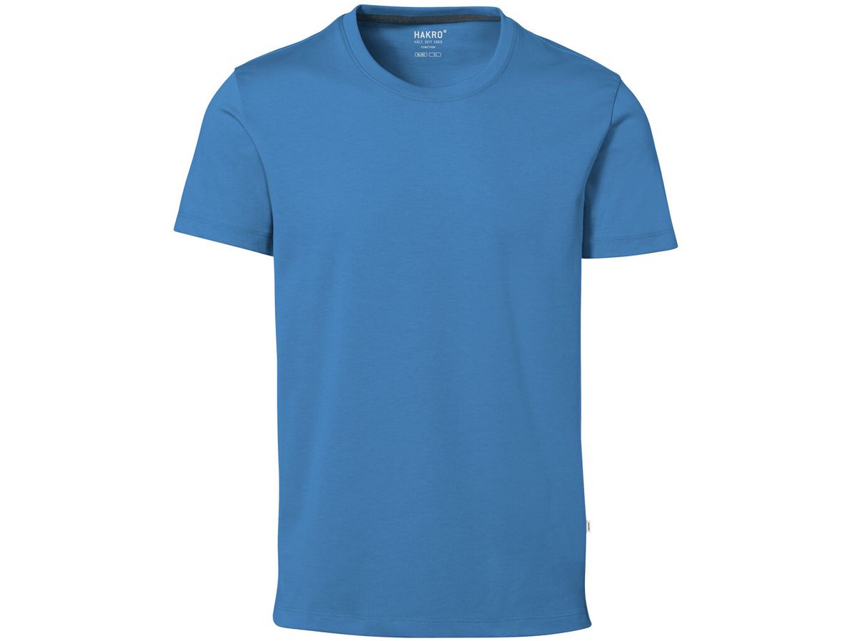 T-Shirt Cotton Tec Gr. L - malibublau, 50% CO / 50% PES, 185 g/m²