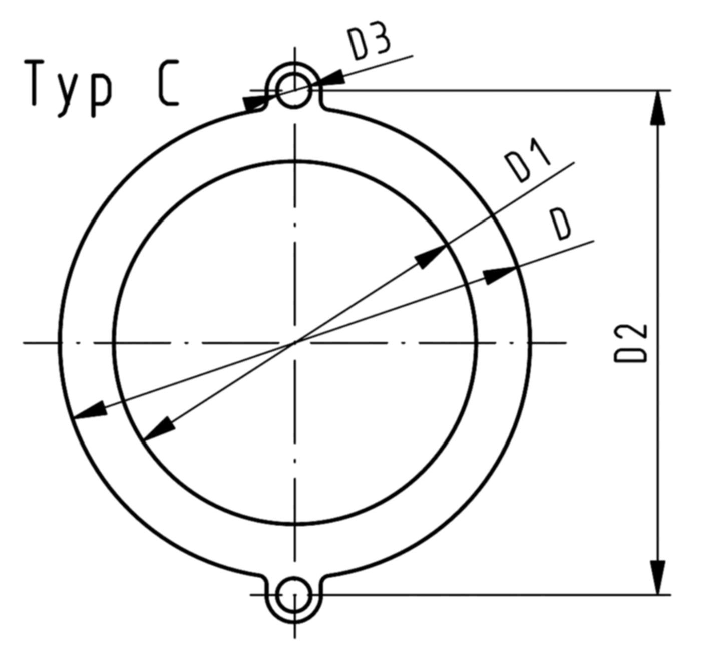 Fl Dichtung  EPDM  PN6 d280DN250