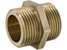 Doppelnippel flachdichtend 1" - Messing