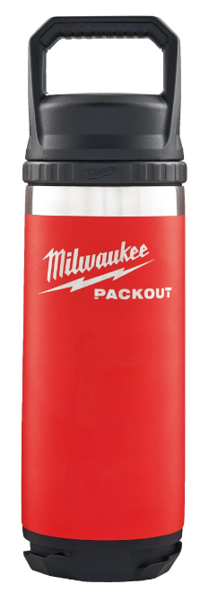 Thermosflaschen MILWAUKEE PACKOUT - 530 ml mit Schraubdeckel, rot