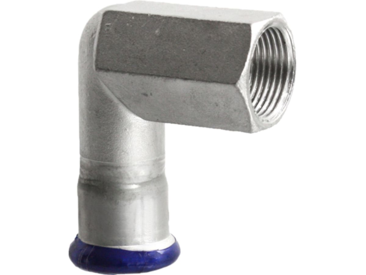 Eurotubi Übergangswinkel 90° Inox - mit IG