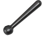 Kegelgriffe Stahl gedreht brüniert - mit Gewinde DIN 99N