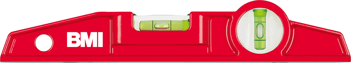 Alu-Druck-Wasserwaage 25 cm - in Trapezform mit Magneten