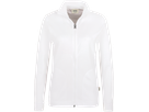 Damen-Interlockjacke Gr. M, weiss - 100% Baumwolle, 220 g/m²