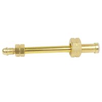 Umfüllstutzen Fl.Mu. W21.8 1/14" links - Überw.Mu. 3/8" links
