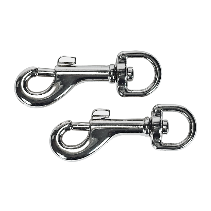 Karabinerhaken MEISTER Stahl vernickelt