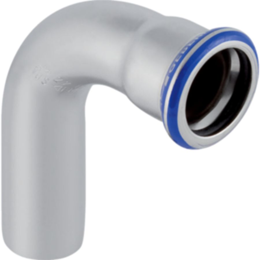 Mapress Edelstahl Bogen 90° mit Steckend