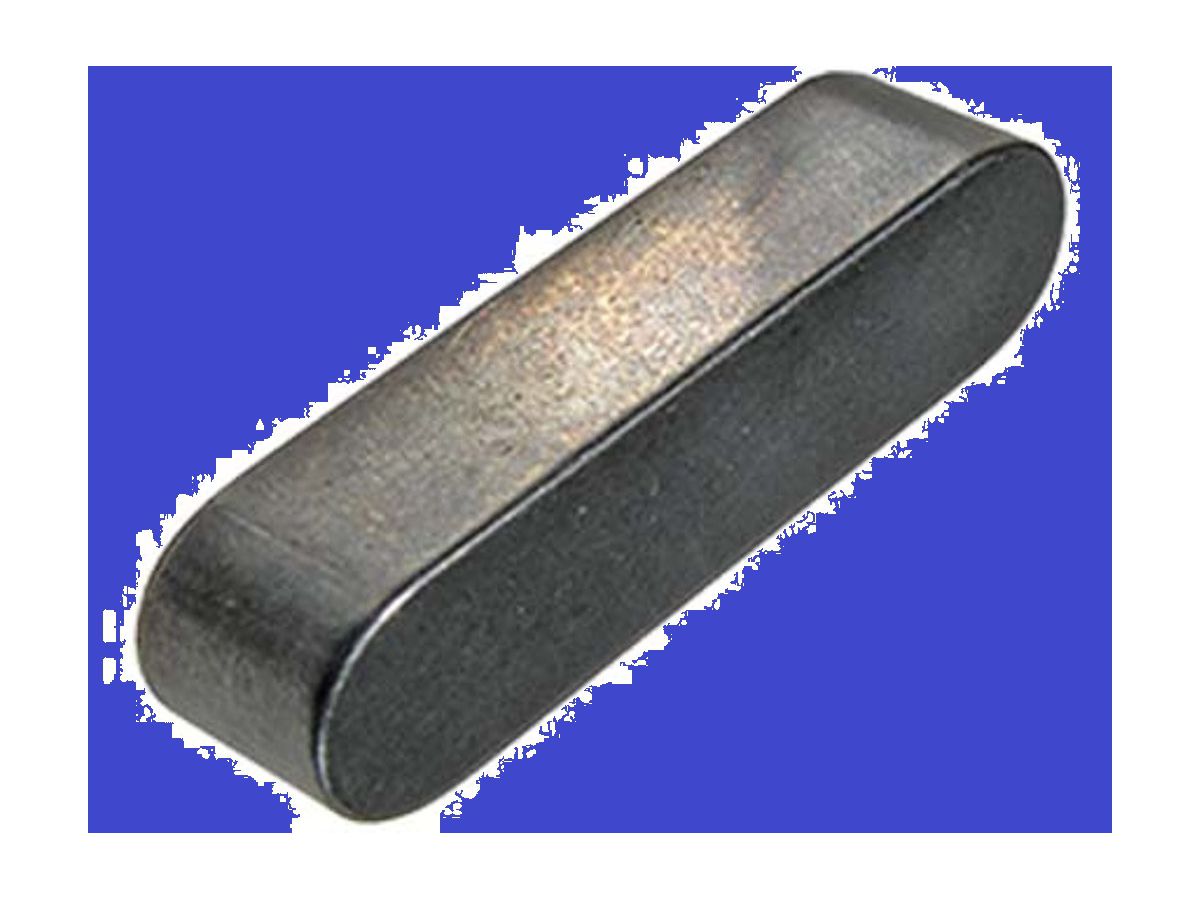 Federkeile Form A rundstirnig INOX A4 - DIN 6885A