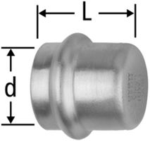 Optipress-Inox-Verschlusskappe