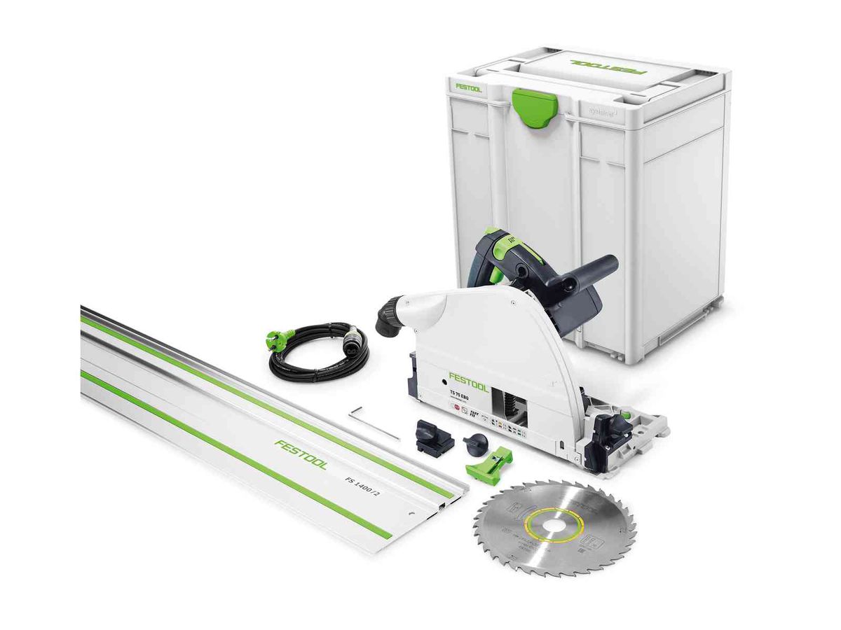 Tauchsäge TS 75 EBQ-PLUS-FS CH - Festool, inkl. Führungsschiene 1400