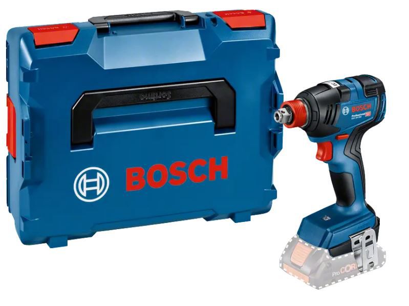 Akku-Schlagschrauber GDX 18V-200/200Nm - Solo, L-Boxx Bosch, Antrieb 1/2" 4/kt.