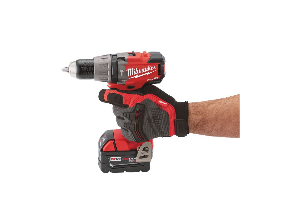 Schlagfeste Arbeitshandschuhe Gr. 8/M - Milwaukee, Schnittschutz EN ISO 21 420