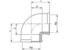 Winkel Messing 90°