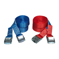 Umreifungsgurt-Set 4-tlg 25 mm - 4x3m, Farbe rot/blau