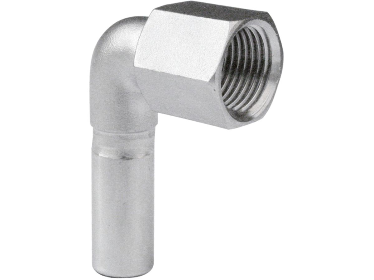 Eurotubi Übergangswinkel 90° Inox - mit AG
