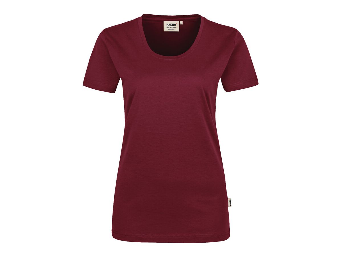 Damen T-Shirt Classic, Gr. 2XL - weinrot