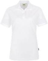 Damen-Poloshirt Top Gr. 2XL, weiss - 100% Baumwolle, 200 g/m²