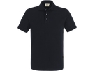 Poloshirt Stretch Gr. L, schwarz - 94% Baumwolle, 6% Elasthan