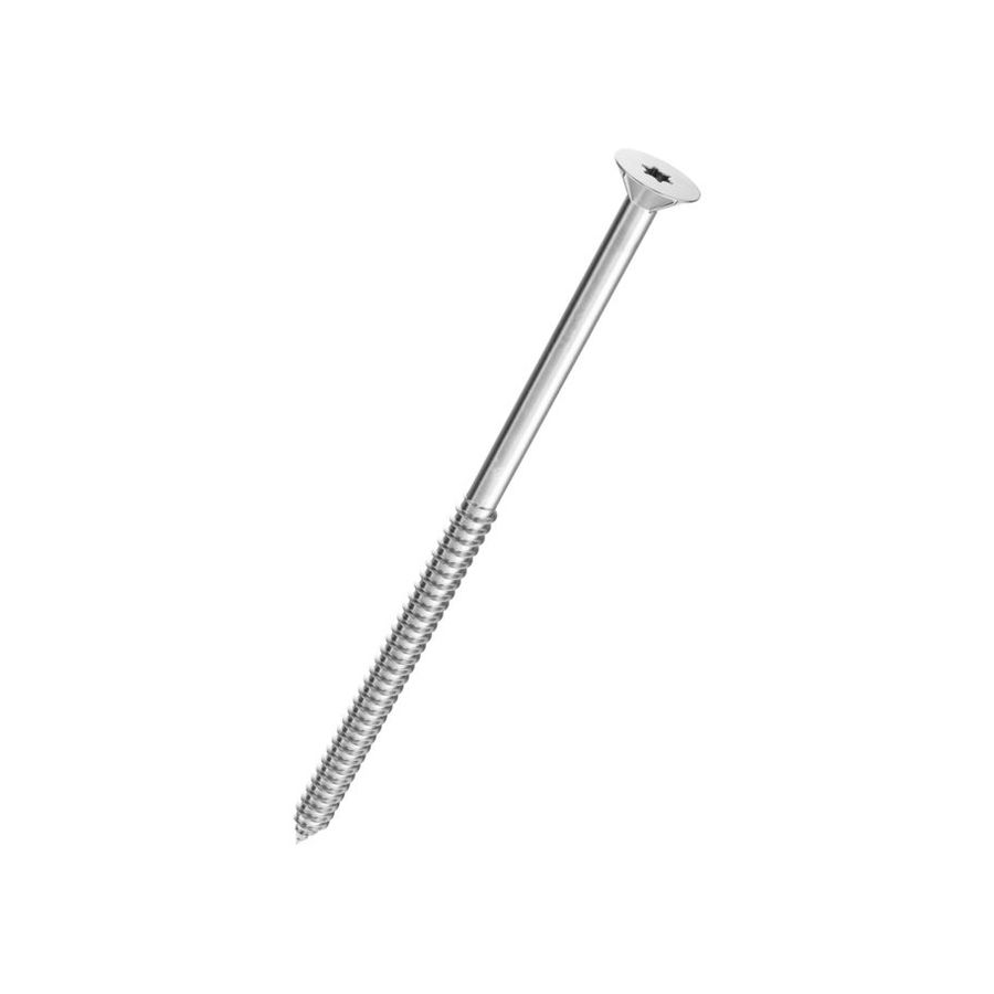 Spanplattenschrauben Senkkopf - Inox A2, mit Schaft