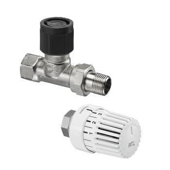 Rücklauftemperaturbegrenzer-Set  DN 15 - Thermostat ,Uni RTLH"