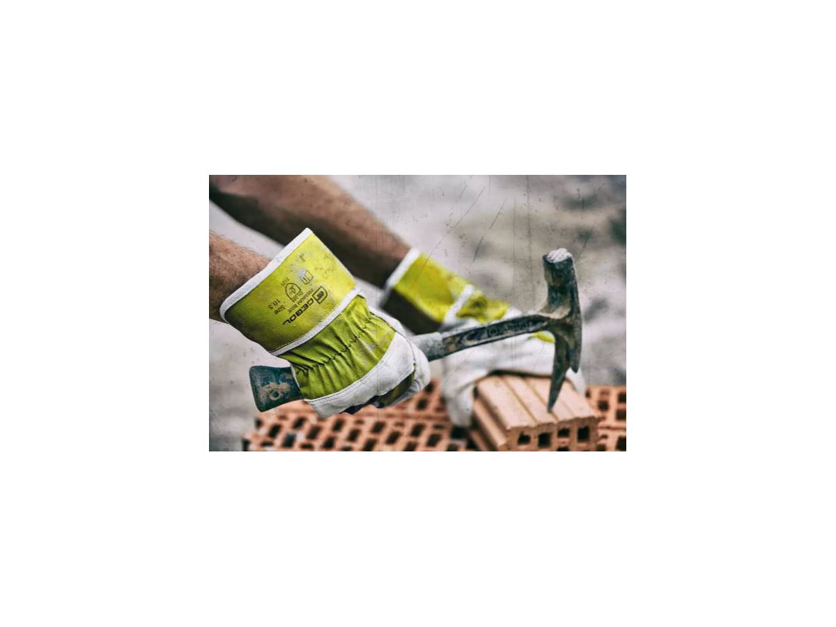 GEBOL Handschuh Worker Pro - Lederdicke 1.2 mm