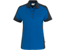 Damen-Polosh. Co. Perf. 5XL royalb./anth - 50% Baumwolle, 50% Polyester, 200 g/m²