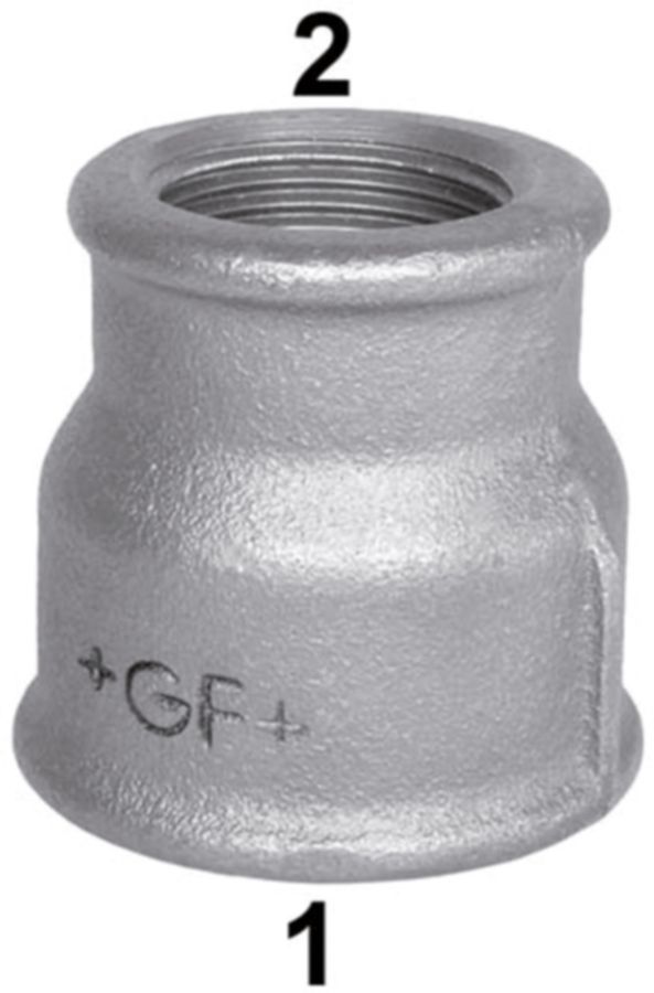 Muffe reduziert +GF+ 240 schwarz