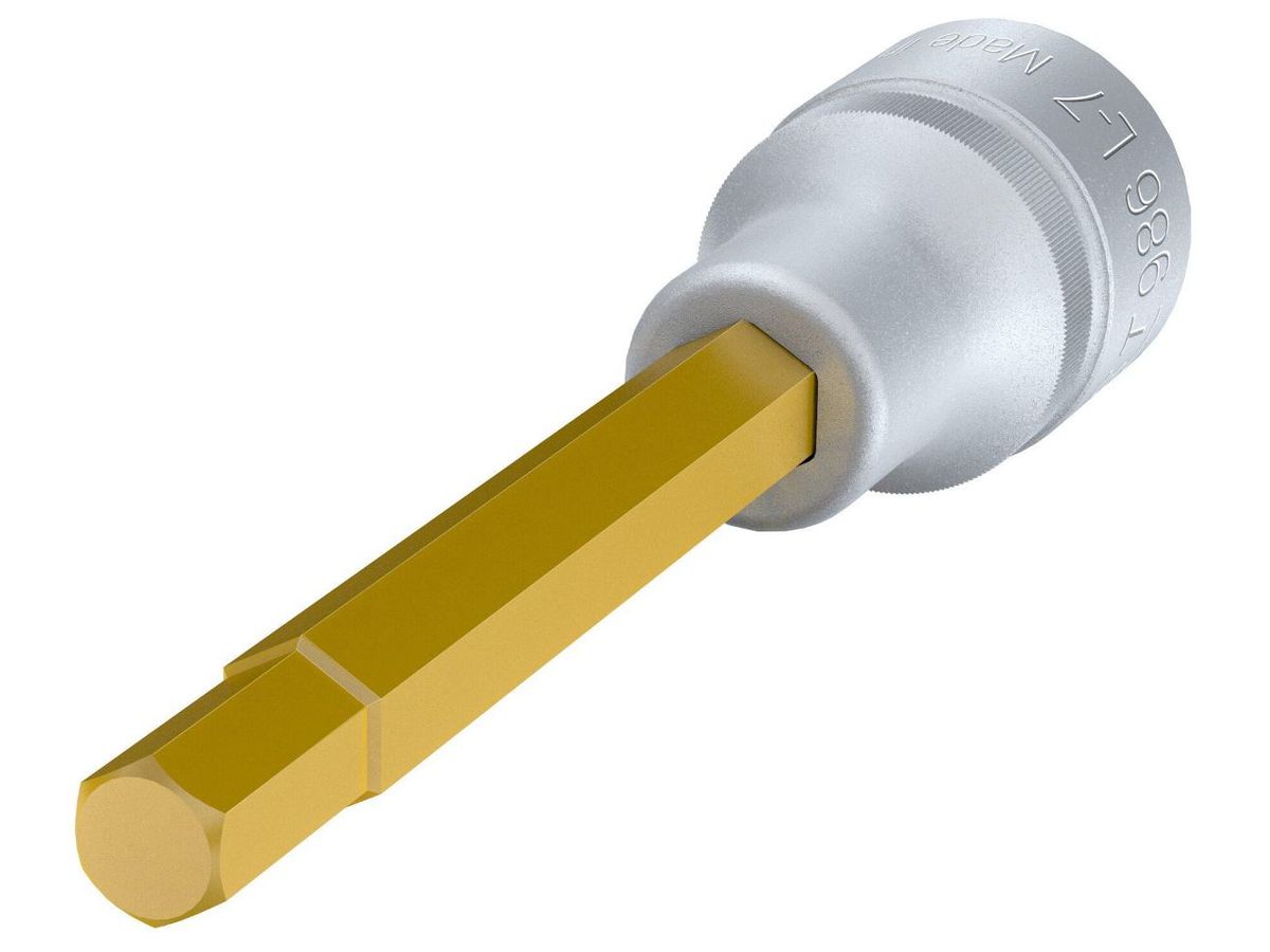 Stecknuss für INSEKT-Schrauben, 9 mm - Hazet Länge: 100/62 mm, Antrieb 1/2"
