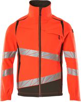 Jacke ultimate Stretch, Gr. 2XL - hi-vis rot/dunkelanthrazit