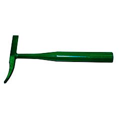 Abschlackhammer - aus Stahl, grün