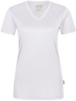 Damen-V-Shirt COOLMAX - 100% Polyester, 130 g/m²