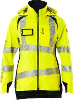 Hard Shell Jacke, Damen, leicht, Gr. 2XL - hi-vis gelb/schwarzblau, 100% PES