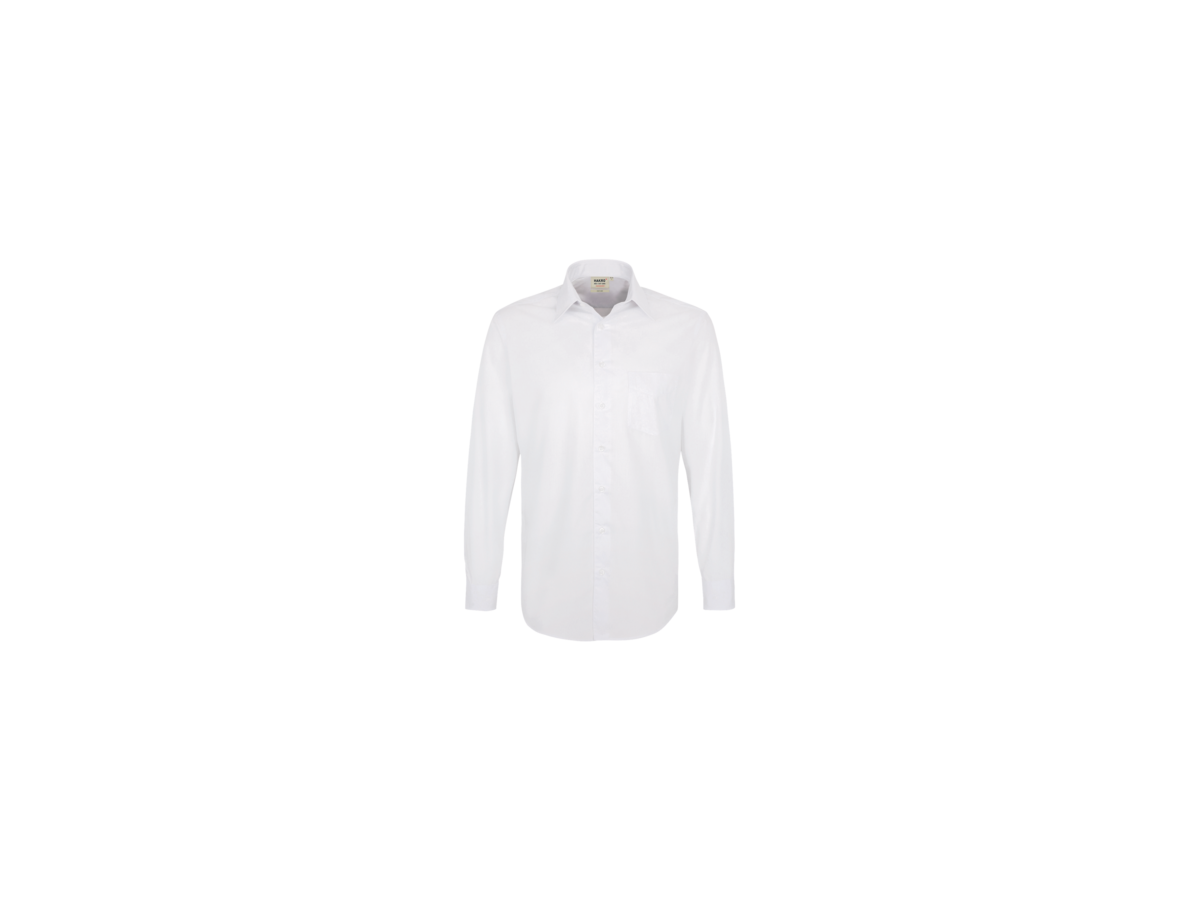 Hemd 1/1-Arm Performance Gr. 2XL, weiss - 50% Baumwolle, 50% Polyester, 120 g/m²