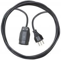 Verlängerungskabel sw, 3x1.0 mm2 - Länge 5 m