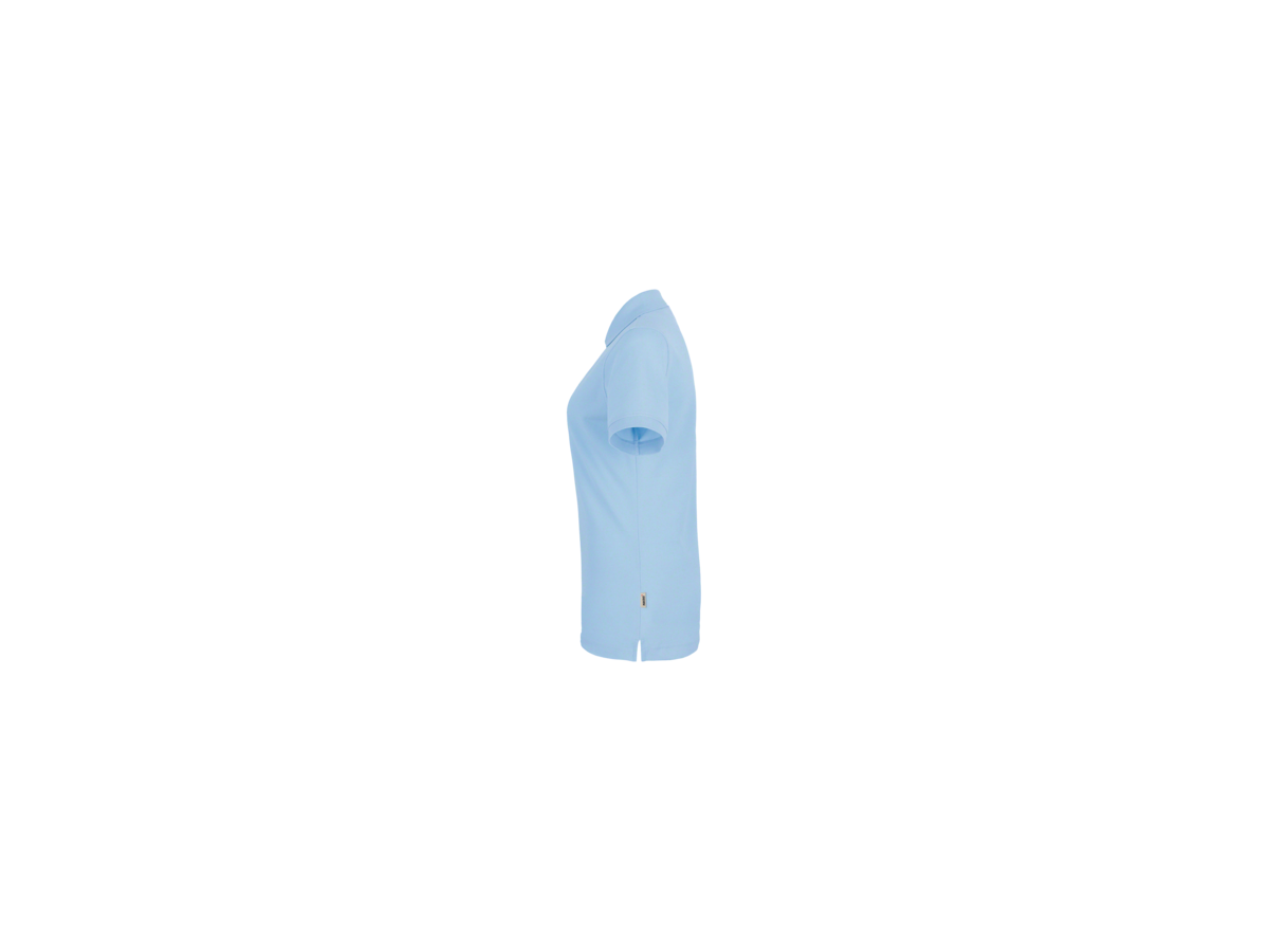 Damen-Poloshirt Perf. Gr. 3XL, eisblau - 50% Baumwolle, 50% Polyester, 200 g/m²