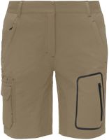 Damen Activeshorts, Gr. 2XL - khaki