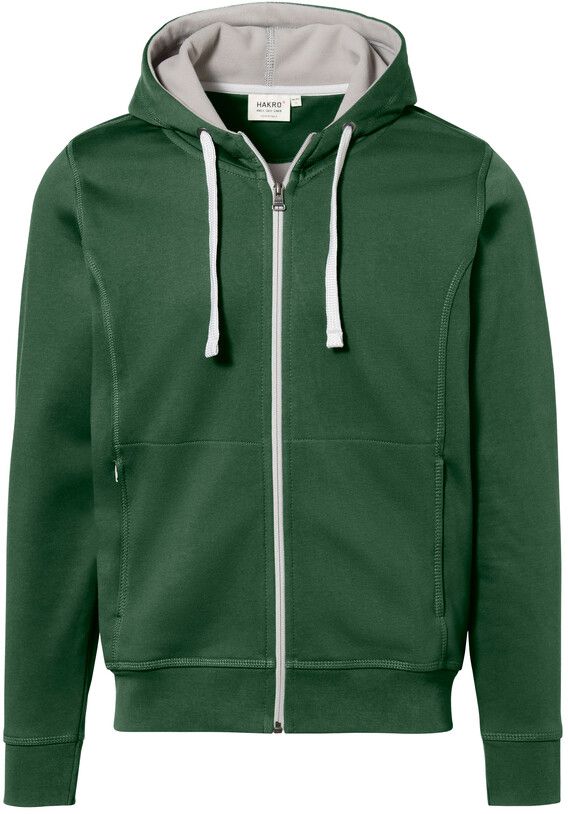 Kapuzen-Jacke in Bonded-Qualität - 45 % Baumw. 55 % Polyest. Gr. XS-3XL