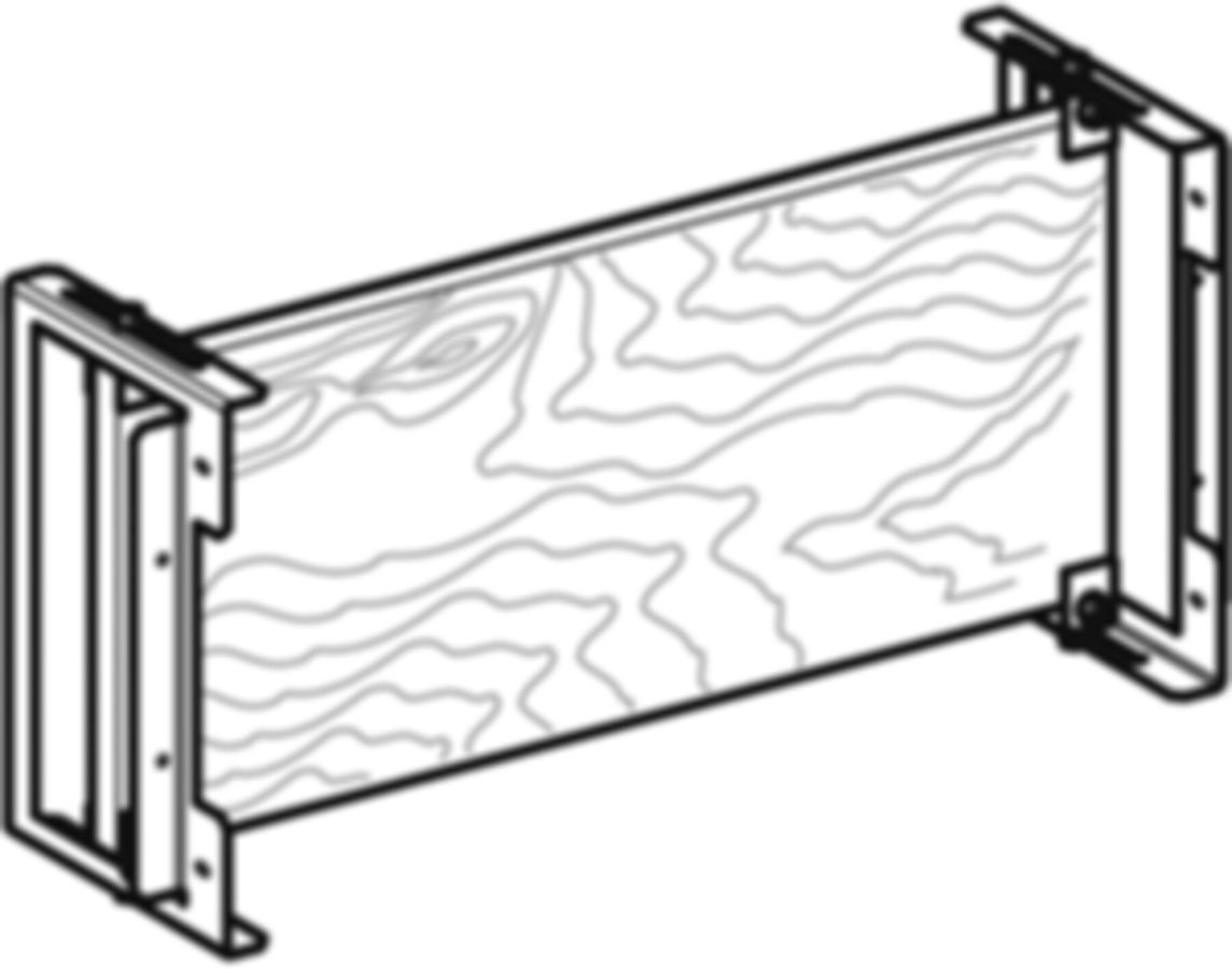 Geberit Duofix-Armaturenplatte - Universal