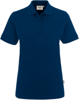 Damen-Poloshirt Classic Gr. 2XL, marine - 100% Baumwolle