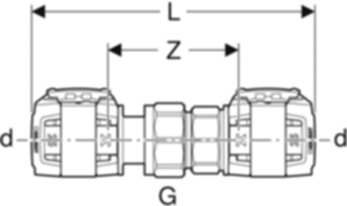 Verschraubungen - GEBERIT FlowFit